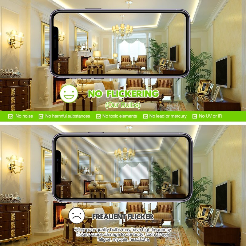 25 Watt Equivalent Light Bulbs, A15 LED Light 3W E26