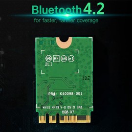 Aswalling Bluetooth 4.2 AC8260 NGFF M. 2 WiFi Card+ 2X10DB Antenna 2.4G/5Ghz 867M 8260 8260NGW Wireless Card Module