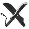 MOSSY OAK Machete with Saw 19"Sharp Machete with Sheath No-Slip