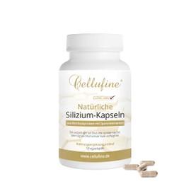 Cellufine® Skincaps Natural Bamboo Silicon 75 mg with Field Horsetail and Teff Millet – 120 Vegan Capsules...