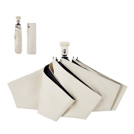 konciwa Parasol, 100% Shading Rate, 100% UV Protection, UPF50+, Heat Shield, Sun or Rain, Automatic Opening/Closing, 6.9 oz (199 g), Lightweight, Women's, Compact, Windproof, Durable, Portable, Ultra