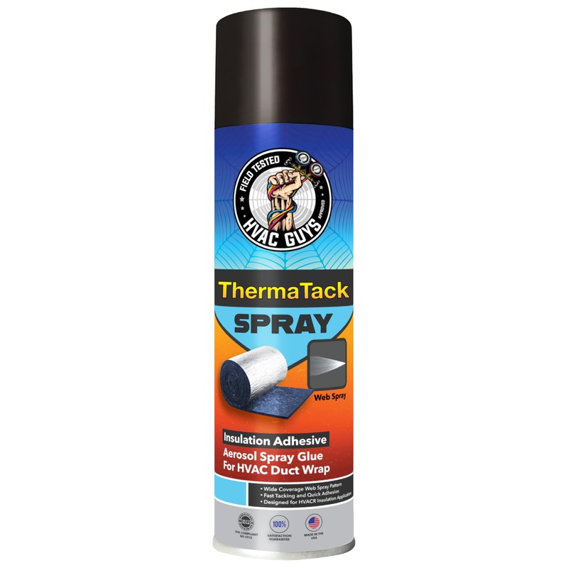 HVAC Guys ThermaTack Duct Insulation Wrap Spray Adhesive | Spray