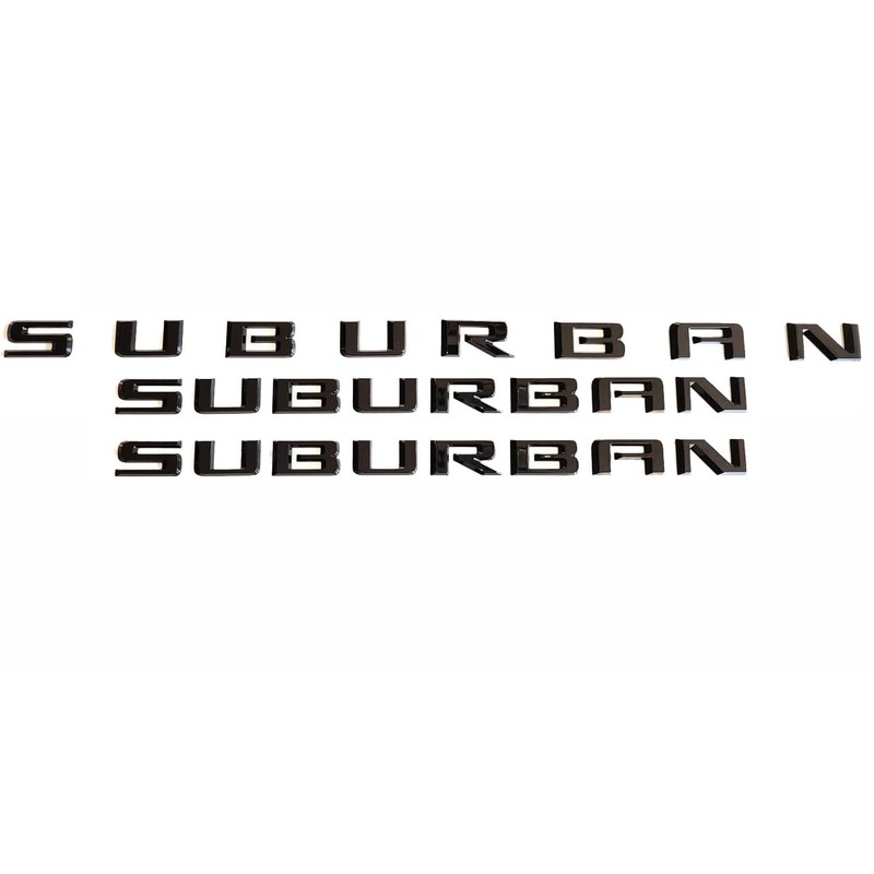 Set 5pack OEM Three Suburban Plus Two High Country Emblems