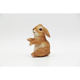 DecoTrend GmbH Decorative Figurine Small Rabbit Sitting 6 x 5.5 x 9 cm
