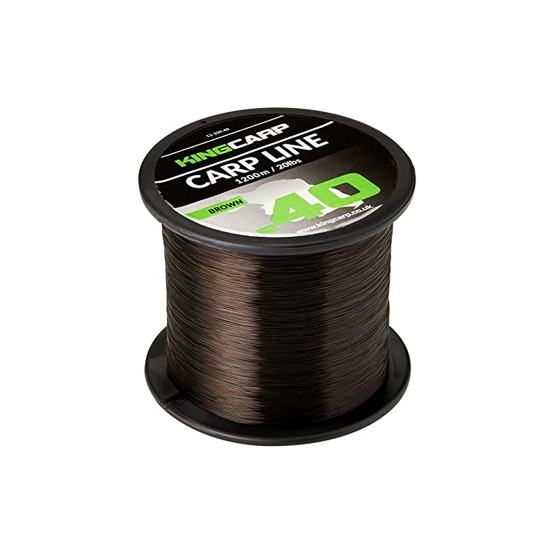 FLADEN Maxximus 15lb Carp Monofilament - Dark Brown, 1200 m