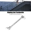 2PCS M8 Thread Stainless Steel Turnbuckle Wire Rope Tensioner Marine