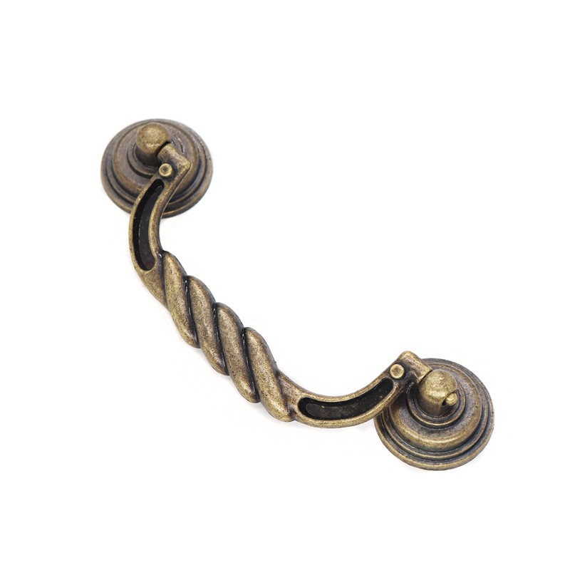 binifiMux 2-Pack 4.25" Vintage Cabinet Pulls Bronze Tone for Doors