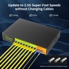 2.5Gb PoE+ Switch 10-Port Unmanaged with 8*2.5G Base-T PoE+ Ports,