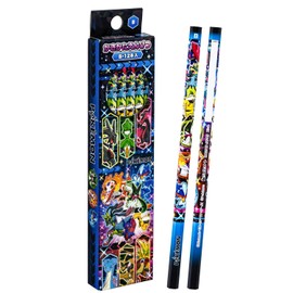 Showa Note 452729011 Pokémon Pencil, Set of 12, Hexagonal Shaft