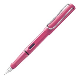 Lamy Safari Pink Fountain pen + Engraving (Medium nib)