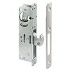 Keys4Less Storefront Door Mortise Lock Hook Deadbolt & Cylinder Combo, Adams Rite Cam (Aluminum, 1 1/8")