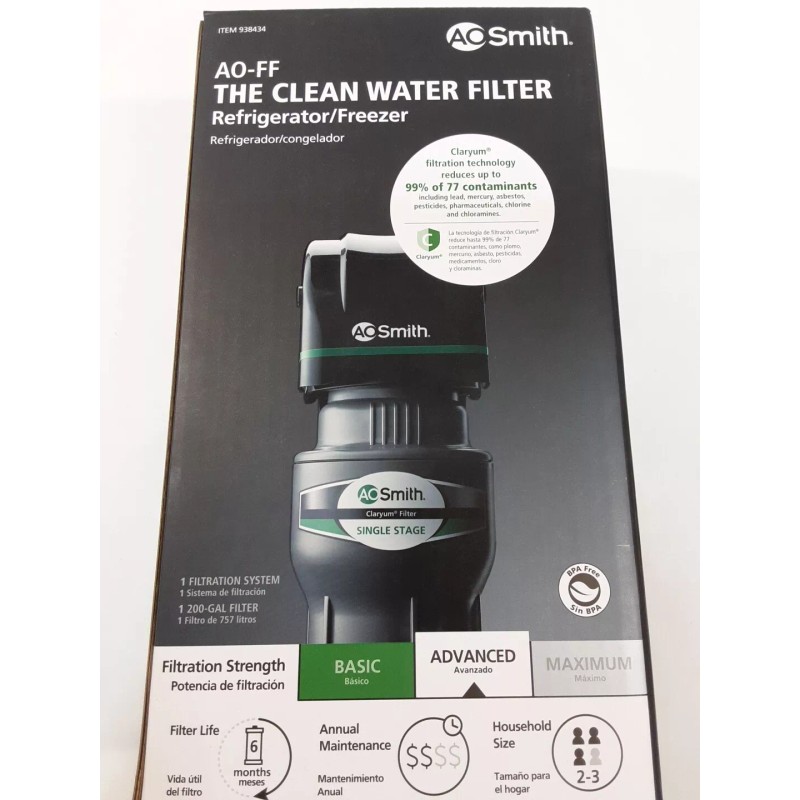 A. O. Smith AO Smith AO-FF Clean Water Advanced Carbon