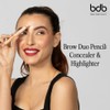 bdb Brow Duo Pencil - Highlighter & Concealer Pencil, Creamy