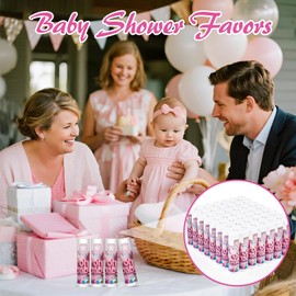 60 Pack Oh Baby Lip Balm Set, Baby Shower Favors for Guests,Shower Game Winner Gifts, Gender Reveal Party Favors