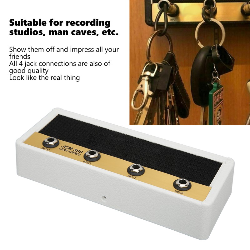 Guitar Amp Key Hanger Wall Mounting Jack Rack Includes 4