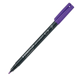 Lumocolor Permanent Fineliner Pen F Purple