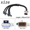 2Pcs Ignition Coil Wire Harness Connector Compatible with GM LQ9