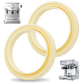 Silicone Steam Rings, Grouphead Gasket Replacement, for Breville Espresso Machine Accessories 450/500/810/840/860/870/878/880 and Sage 500/810/870/875/878/880, Tight Fit for Effective Shunt (2 PCS)