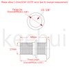 316 Stainless Steel Combo Stainless Steel Thru-Hull Fitting w/Nut with