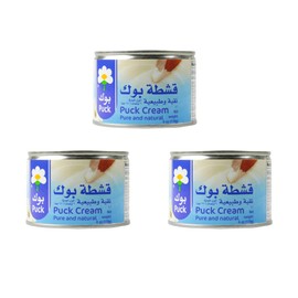Puck Pure and Natural Cream, Fresh N Creamy, Great for Savory and Sweet Dishes, 6oz (Pack of 3)