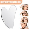 Gua Sha Stone, Stainless Steel Gua Sha Stone for Jaw