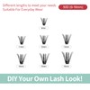 FADVAN False Eyelashes Clusters Pack of 280 50D Mix 9-16