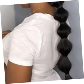 TOVINANNA Ponytail Extension for Women Bubble Hair Extension Long Ponytail Wig Accessory Natural Hair