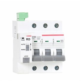 QFZFQOLSS Din Rail GYM9 3P MCB with Autoreclose Device Automatic Reset Smart Home 63A MCB Auto Recloser 1Pcs (Color : 3PMCB16A, Size : GRD9M-R-AC220-AUTO)