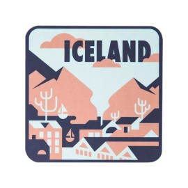 Vagabond Heart Souvenirs Iceland Weatherproof Vinyl Travel Sticker - Gift or Souvenir