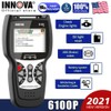 INNOVA 6100P ABS SRS Scanner OBD2 Code Reader Automotive Engine