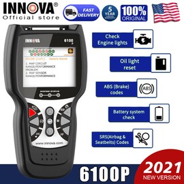INNOVA 6100P ABS SRS Scanner OBD2 Code Reader Automotive Engine Diagnostic Tool