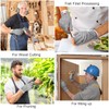 Chuarry 10 Pairs Cut Resistant Gloves Cutting Proof Gloves Level