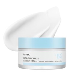 IUNIK Beta-Glucan Crema de Hidratación Profunda No Pegajosa 3x Barrera Día y Noche Hidratante de Absorción Rápida Fortalecimiento de la Barrera para P