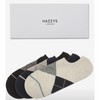 Hazzys (대구신세계)블랙 체크배색 면혼방 덧신양말3종세트 HJSS5E202WT (Daegu Shinsegae) Black Check