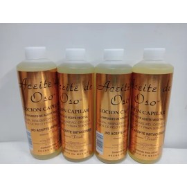 Locion Capilar Aceite De Oso 250 Ml Son 4 Piezas