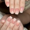 TELAIN 24 pcs. Extra Short Press-on Nails, Square, Nude Ombre