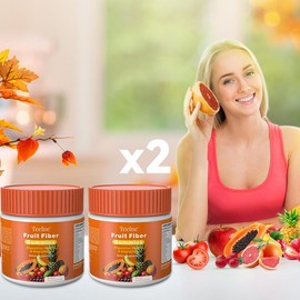 Teelne 16 in 1 Fruit Fiber Gummies, Dietary Edible Vitamin Supplement | Natural Fruit for Gut Health Digestion, Detox & Cleansing for Fitness (30 ct):_3 bottle