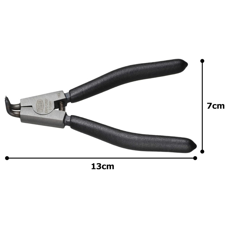 TONE SRPS-125BF Snap Ring Pliers (For Vent Type/Shaft) 0.1 -