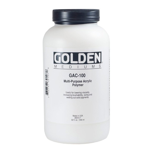 Golden GAC-100 Acrylic Polymer 32 oz