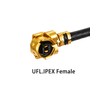 POBADY 2PCS U.FL IPEX to RP-SMA Female Low Loss Coaxial