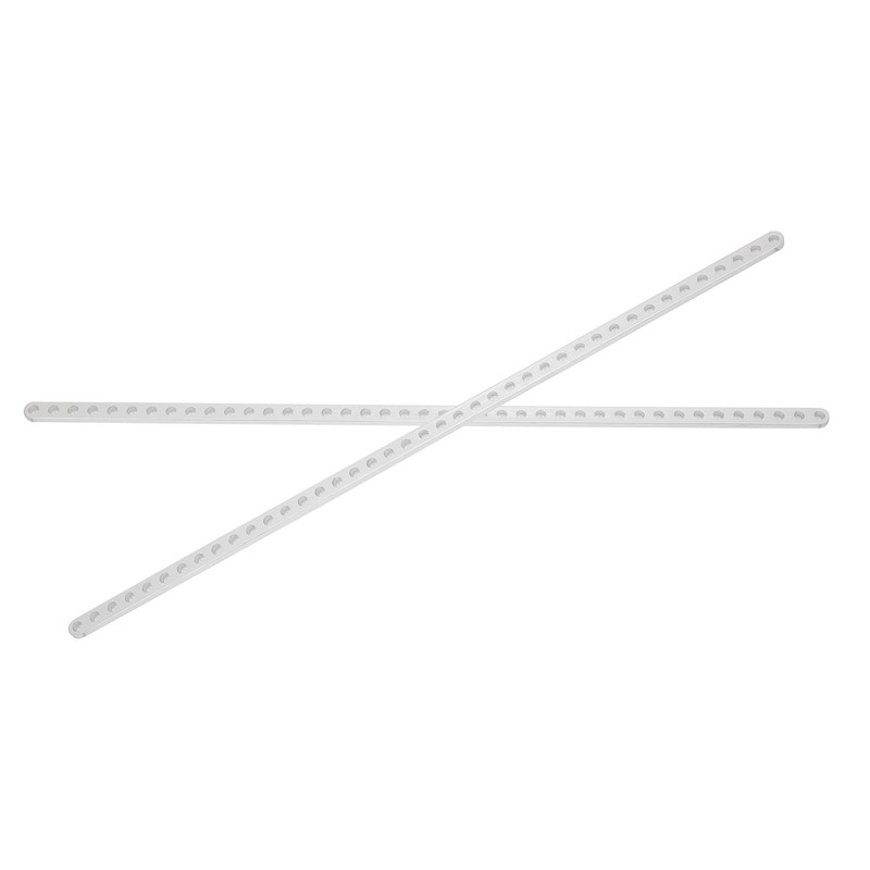 2Pcs 41 Holes Aluminum Flat Beam for Robots Replacement Parts
