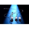 AMIGUO Freshwater Pearl Jewellery Set Earrings Necklace Solid 925 Silver