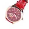 Women Watch Wine Red Mechanical Watch Luminous Waterproof Hollow Heart