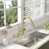 Lava Odoro Gold Soap Dispenser for Kitchen Sink, Modern Brass