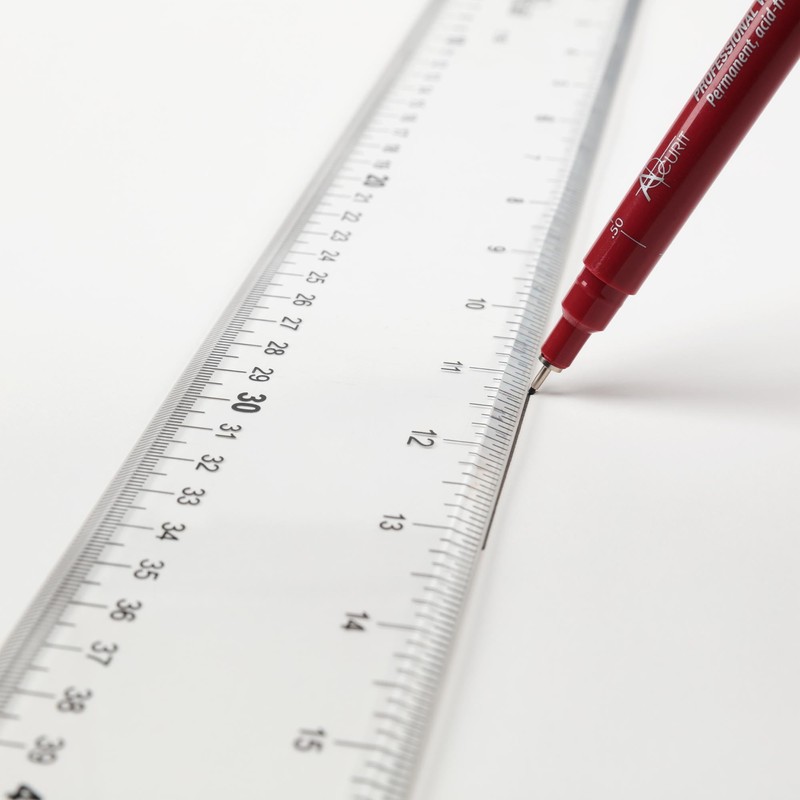 Acurit Detachable T-Square 36" with Clear Acrylic Blade, Precise 90°