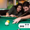 Vefungyan 20 Set Billiard Cues Tips Replacement: 20pcs 13mm White