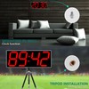 West Ocean Large Smart Digital LED WiFi Wall Clock with
