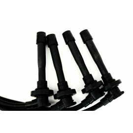 VMS RACING BLACK 10.2MM SPARK PLUG WIRES CABLES FOR 92-96 HONDA PRELUDE S