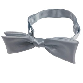 Dress Code 101 Men's Bow Tie, Black, Red, Gray, Solid Color, Made in Japan, Very Beautiful Texture, Satin Fabric, Glossy, Formal Necktie, Wedding, Party, Tuxedo, Bowtie, Bow Ties, Bow Tie, After-Party, Swallowwear, NA-BTIE -