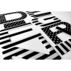 AFX 3D US BLACKOUT FLAG DOMED RAISED TAILGATE LETTERS FOR